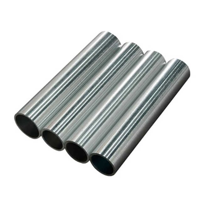 profilé tubulaire rond en aluminium, cadre en aluminium, tubes en aluminium, anodisé argenté, anodisé noir, sablage