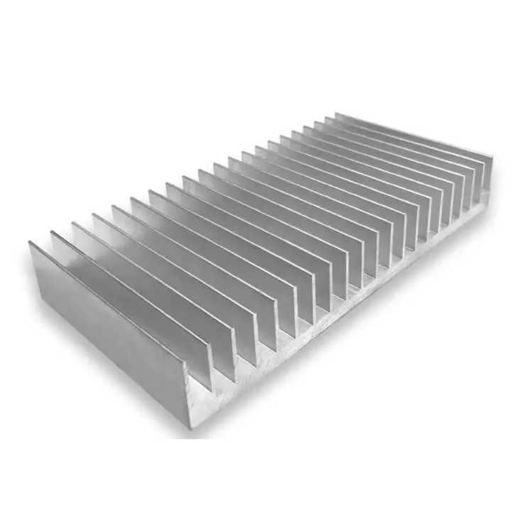 Extrusion de profilés de dissipateur thermique en aluminium, profilés industriels, section d’extrusion d’aluminium de dissipateur thermique en aluminium, OEM anodisé